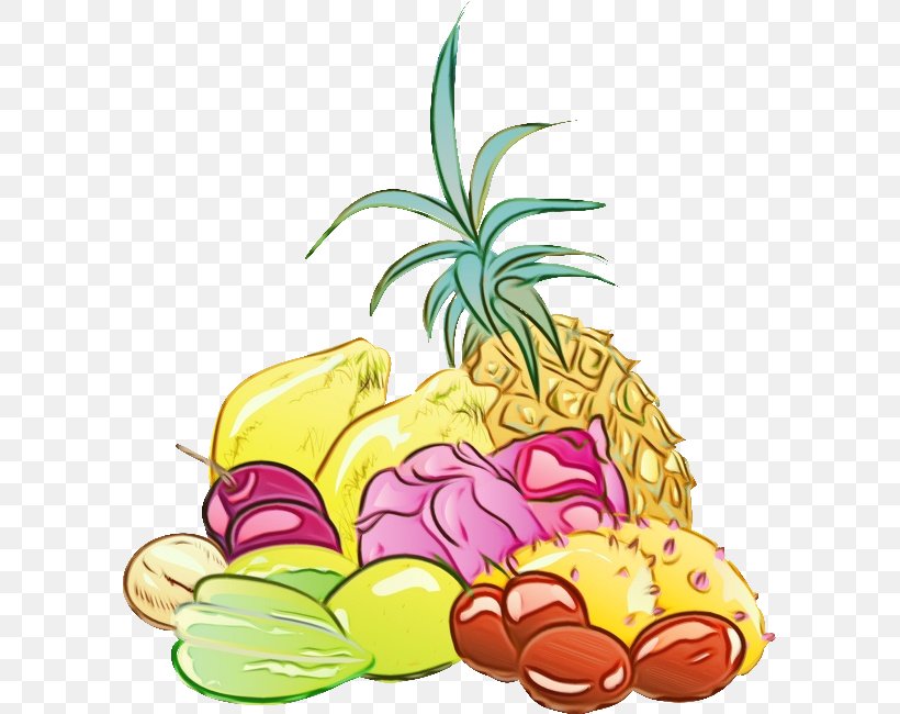 Pineapple Superfood Clip Art Illustration, PNG, 595x650px, Pineapple, Ananas, Bromeliaceae, Commodity, Diet Download Free