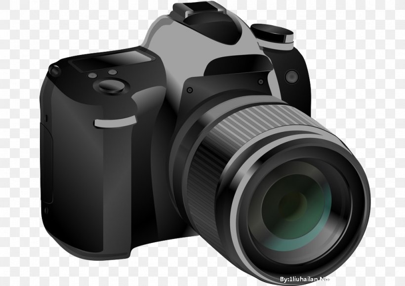 Digital SLR Camera Lens Photography Mirrorless Interchangeable-lens Camera Single-lens Reflex Camera, PNG, 1024x724px, Digital Slr, Aparat Fotografic Hibrid, Black, Camera, Camera Accessory Download Free