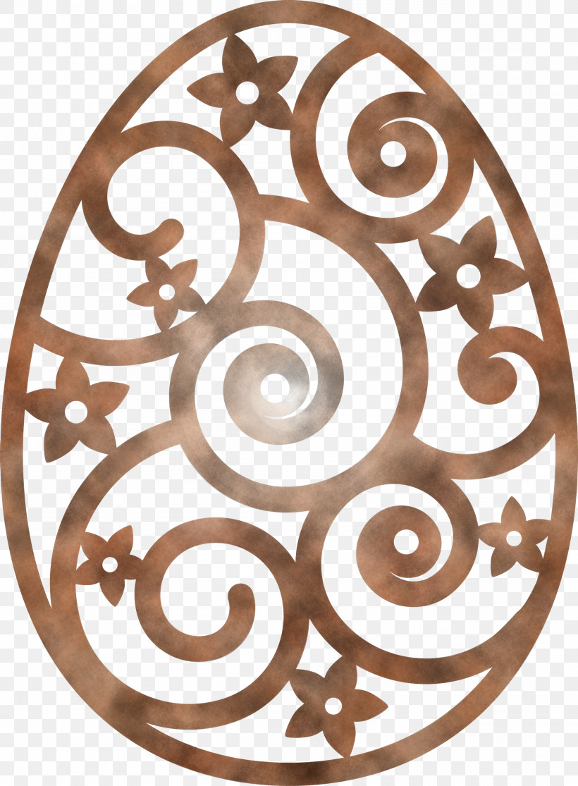 Easter Floral Egg Easter Day, PNG, 2206x3000px, Easter Floral Egg, Beige, Brown, Circle, Easter Day Download Free