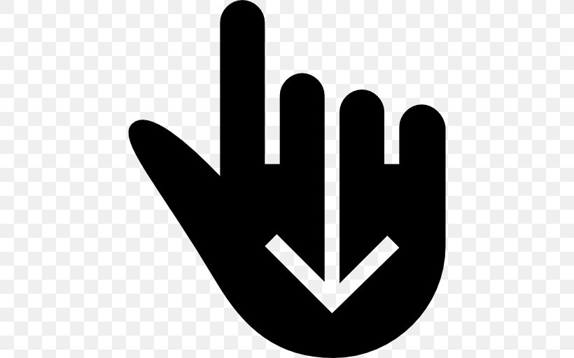 Finger Gesture Symbol, PNG, 512x512px, Finger, Black And White, Digit, Gesture, Hand Download Free
