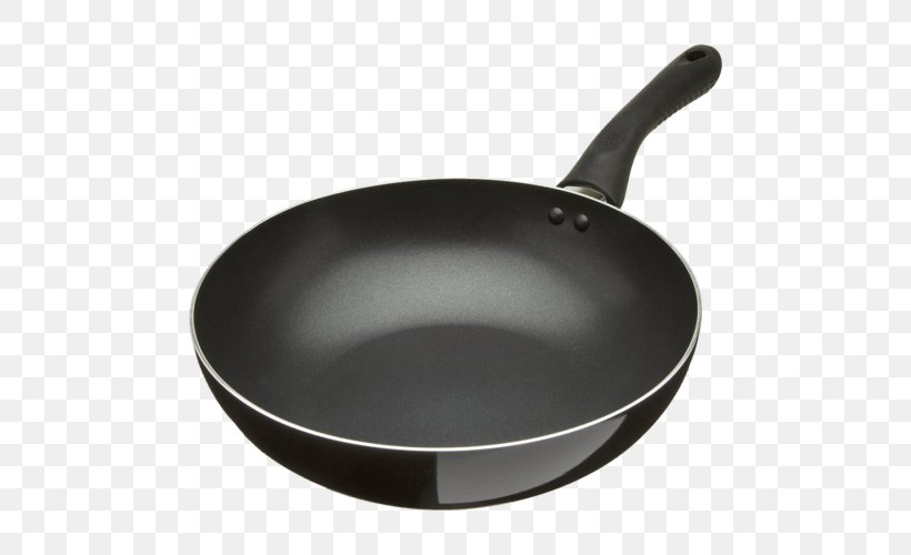 Frying Pan Non-stick Surface Wok Cookware Stir Frying, PNG, 500x500px, Frying Pan, Bread, Cooking, Cooking Ranges, Cookware Download Free