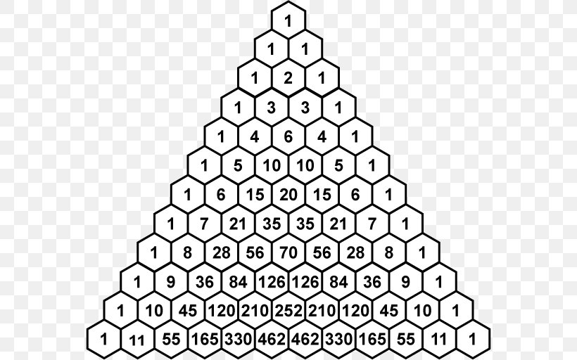 Pascal's Triangle Mathematics Binomial Theorem Coefficient Polynomial, PNG, 576x512px, Mathematics, Area, Binomial, Binomial Coefficient, Binomial Theorem Download Free