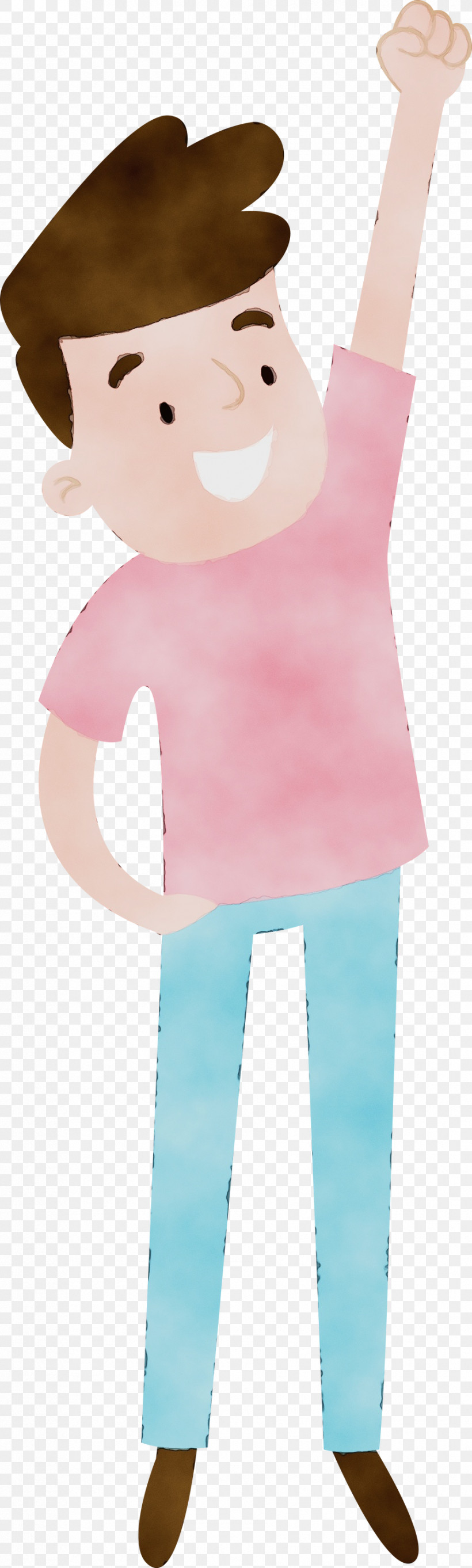 Pink Cartoon Child T-shirt Neck, PNG, 903x3000px, Watercolor, Cartoon, Child, Neck, Paint Download Free