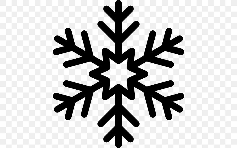 Snowflake Logo, PNG, 512x512px, Snowflake, Black And White, Color, Flat Design, Leaf Download Free