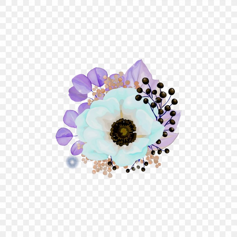 Violet Purple Turquoise Flower Amethyst, PNG, 2289x2289px, Watercolor, Amethyst, Anemone, Fashion Accessory, Flower Download Free