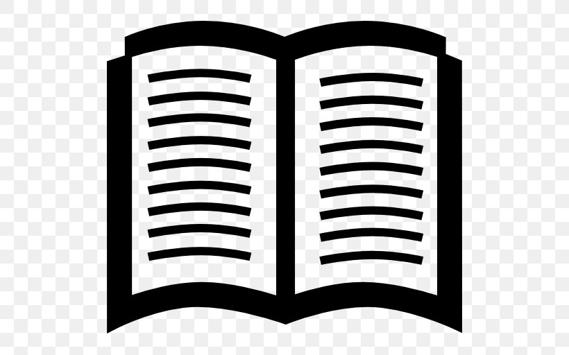 Book Symbol, PNG, 512x512px, Book, Area, Black And White, Book Thief, Brand Download Free