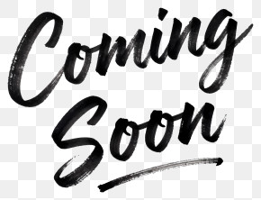 Coming Soon Brush Script PNG