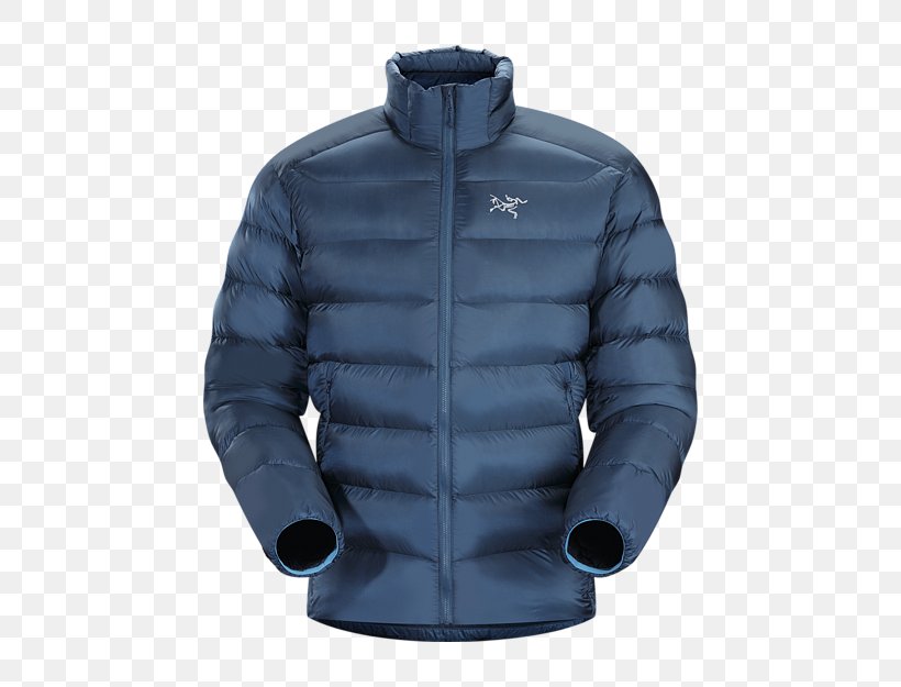 Hoodie Arc'teryx Clothing Jacket Down Feather, PNG, 450x625px, Hoodie, Adidas, Blue, Clothing, Coat Download Free
