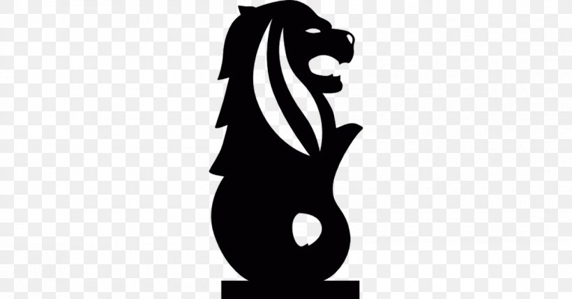 Merlion Park Lion Head Symbol Of Singapore, PNG, 1200x630px, Merlion Park, Black And White, Carnivoran, Cat, Cat Like Mammal Download Free