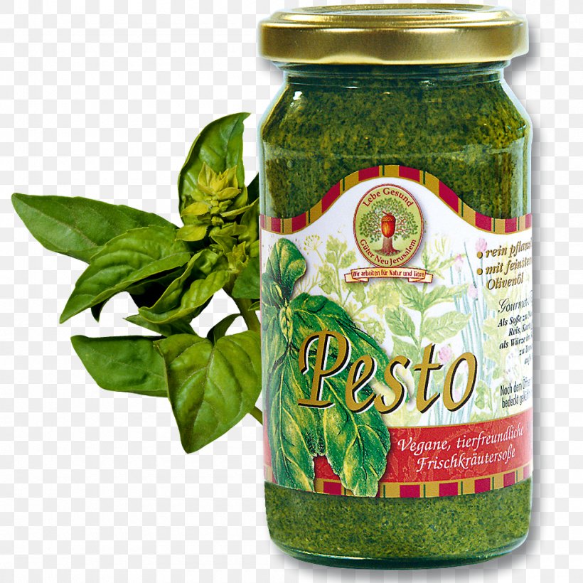 Pesto Fines Herbes Basil Ramsons, PNG, 1000x1000px, Pesto, Basil, Condiment, Fines Herbes, Flavor Download Free