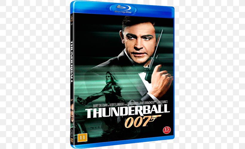 Sean Connery Thunderball James Bond DVD Film, PNG, 500x500px, Sean Connery, Claudine Auger, Dvd, Electronics, Film Download Free