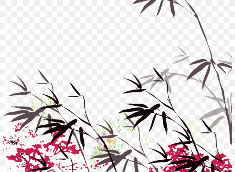 Chinese Painting Bamboo, PNG, 800x600px, Chinese Painting, Art, Bamboe, Bamboo, Birdandflower Painting Download Free
