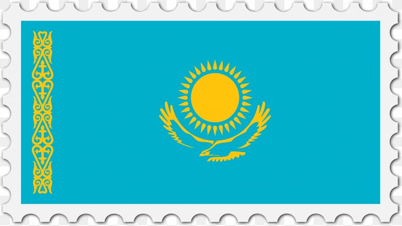 Flag Of Kazakhstan National Flag Flag Of Tibet, PNG, 2396x1351px, Kazakhstan, Area, Assyrian Flag, Brand, Country Download Free