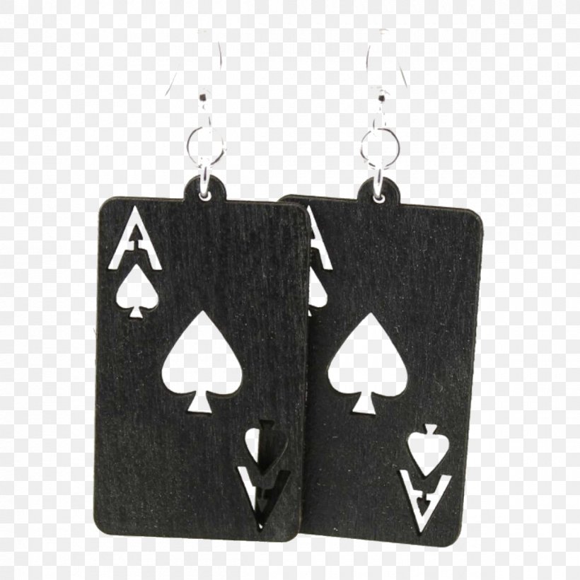 Earring Playing Card Ace Of Spades Jewellery, PNG, 1200x1200px, Watercolor, Cartoon, Flower, Frame, Heart Download Free