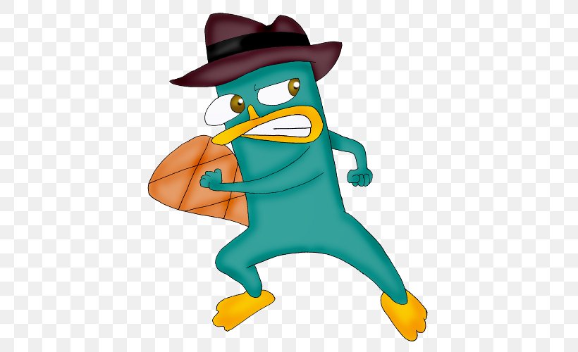 Perry The Platypus Phineas Flynn Ferb Fletcher, PNG, 500x500px, Perry The Platypus, Animated Series, Art, Beak, Bird Download Free