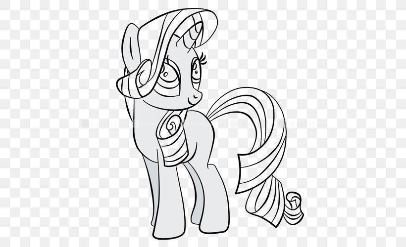 Rarity Applejack Pony Rainbow Dash Princess Cadance, PNG, 500x500px, Watercolor, Cartoon, Flower, Frame, Heart Download Free