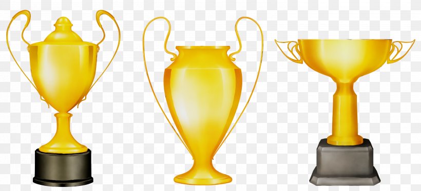 Trophy, PNG, 3000x1365px, Watercolor, Beer Glass, Drinkware, Paint, Trophy Download Free