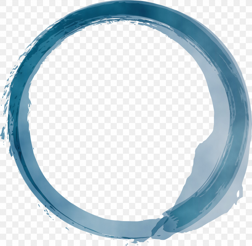Turquoise Aqua Circle, PNG, 3000x2930px, Brush Frame, Aqua, Circle, Frame, Paint Download Free