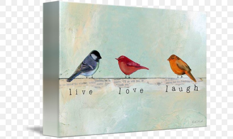 Finch Painting Beak Bird Gallery Wrap, PNG, 650x489px, Finch, Advertising, Art, Beak, Bird Download Free