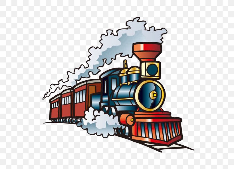 Train Rail Transport Steam Locomotive Car, PNG, 599x595px, Train, Car, Decal, Locomotive, Rail Transport Download Free