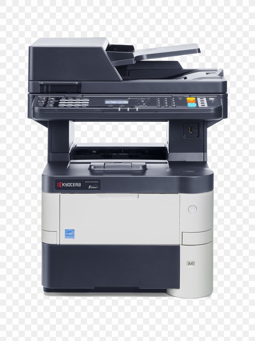 Multi-function Printer Kyocera ECOSYS M3550 Kyocera Document Solutions, PNG, 1968x2624px, Multifunction Printer, Business, Dots Per Inch, Electronic Device, Fax Download Free