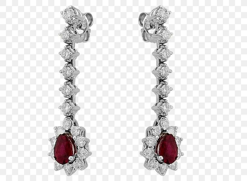 Ruby Earring Diamond Jewellery, PNG, 595x600px, Ruby, Amethyst, Body Jewelry, Carat, Citrine Download Free