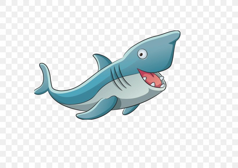 Shark Illustration, PNG, 1654x1169px, Shark, Aqua, Blue, Cartilaginous Fish, Cartoon Download Free