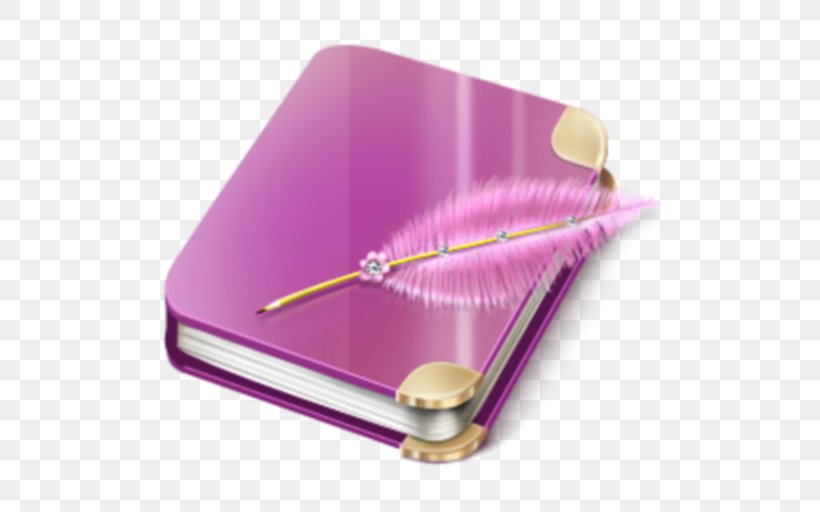 Notebook Emoticon, PNG, 512x512px, Notebook, Diary, Emoticon, Magenta, Purple Download Free