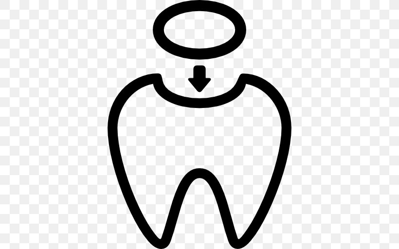 Dental Restoration Dentistry Human Tooth, PNG, 512x512px, Dental Restoration, Area, Black And White, Body Jewelry, Crown Download Free