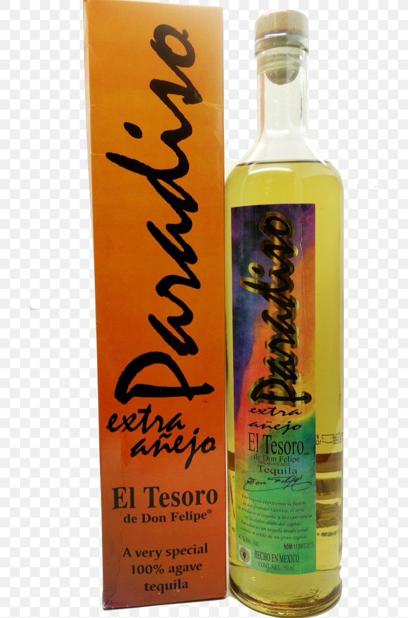 Liqueur El Tesoro Paradiso Anejo Tequila Liquor Whiskey, PNG, 700x1242px, Liqueur, Alcoholic Beverage, Bottle, Distilled Beverage, Drink Download Free
