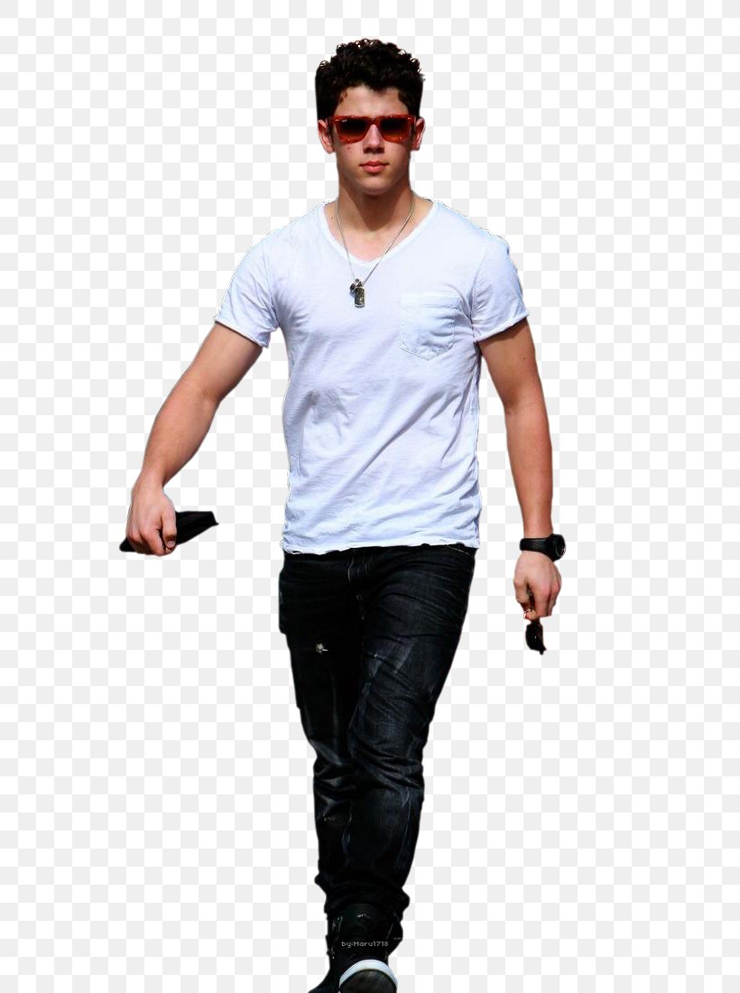 Nick Jonas T-shirt Jeans Denim Sleeve, PNG, 780x1100px, Nick Jonas, Blue, Clothing, Denim, Jeans Download Free