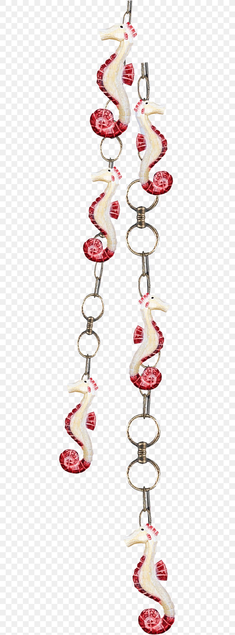 Short-snouted Seahorse Hippocampus Pendant, PNG, 408x2208px, Shortsnouted Seahorse, Body Jewelry, Christmas, Christmas Decoration, Christmas Ornament Download Free