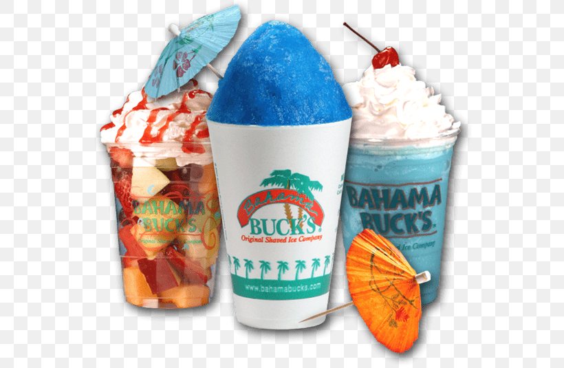 Bahama Buck's Original Shaved Ice Ice Cream Snow Cone, PNG, 557x535px, Shaved Ice, Business, Cream, Dairy Product, Dessert Download Free