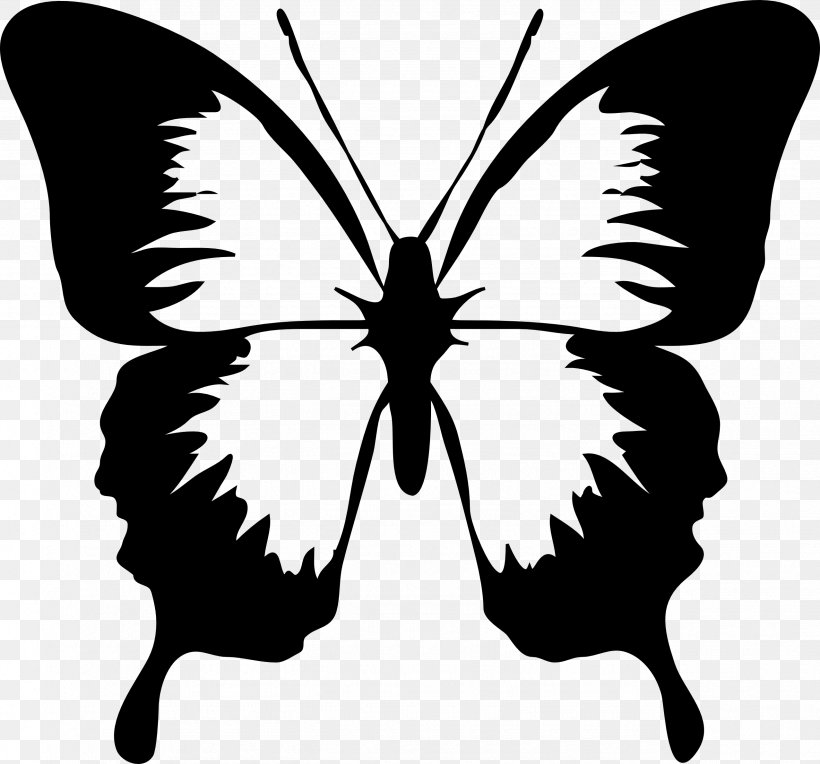 Clip Art Vector Graphics Butterfly Free Content Image, PNG, 2555x2381px, Butterfly, Art, Blackandwhite, Cartoon, Document Download Free