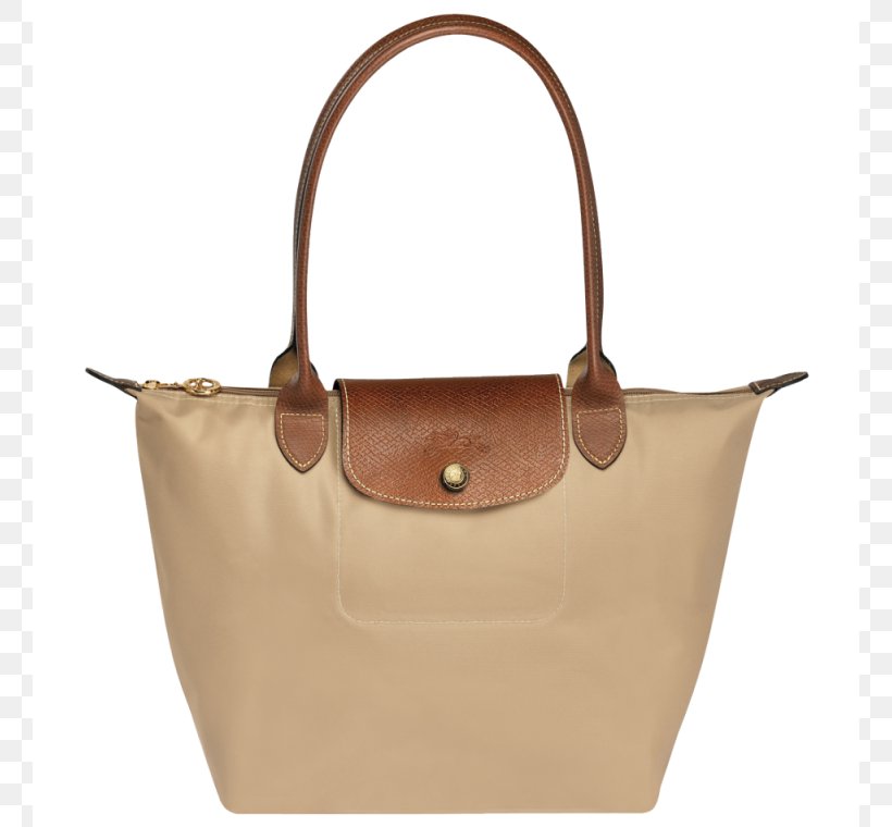 Longchamp Pliage Tote Bag Handbag, PNG, 760x760px, Longchamp, Bag, Beige, Brown, Factory Outlet Shop Download Free