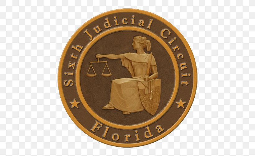 Sixth Judicial Circuit Court Of Florida Watch Judiciary, PNG, 504x504px, Court, Appeal, Badge, Circuit Court, Coin Download Free