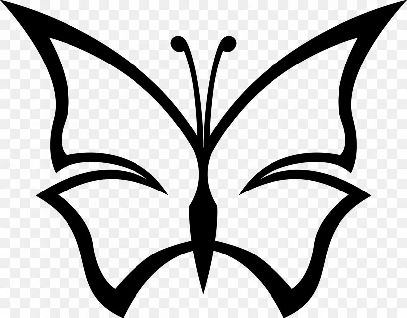 Butterfly Line Art Clip Art, PNG, 2400x1877px, Butterfly, Artwork, Black And White, Brush Footed Butterfly, Brushfooted Butterflies Download Free