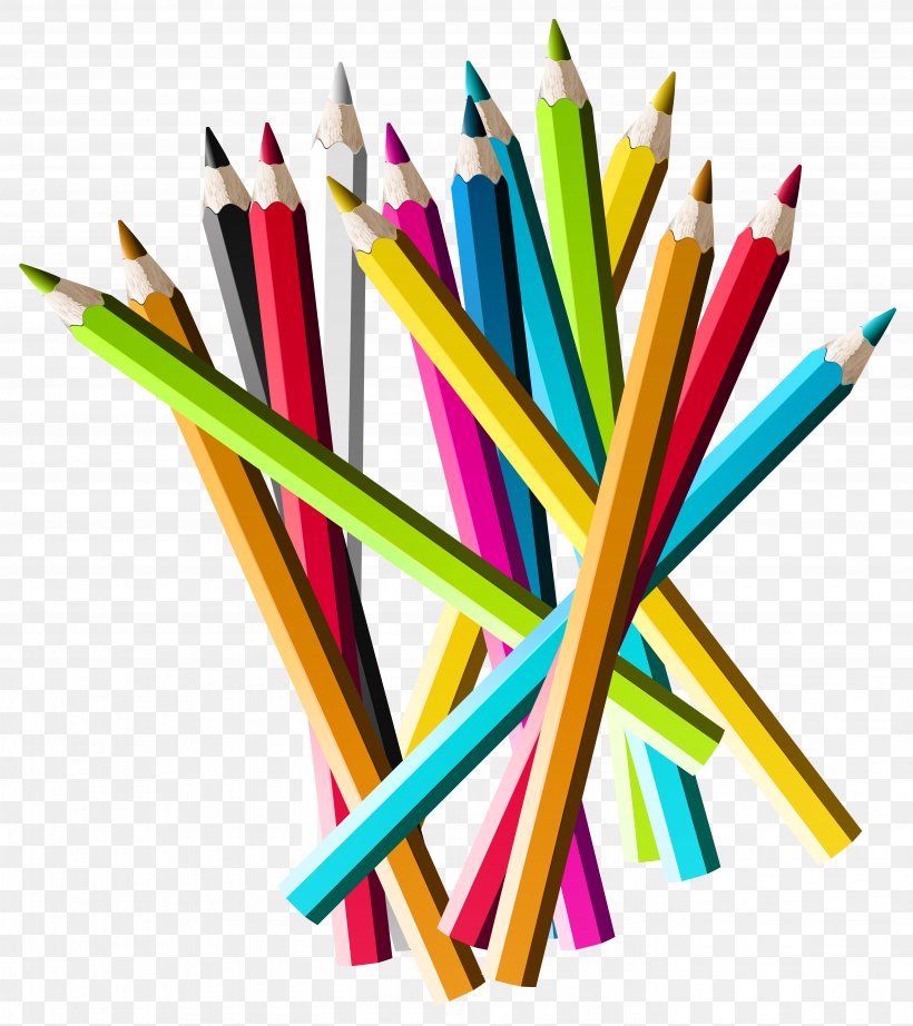 Colored Pencil Clip Art, PNG, 5579x6273px, Pencil, Color, Colored Pencil, Crayon, Drawing Download Free