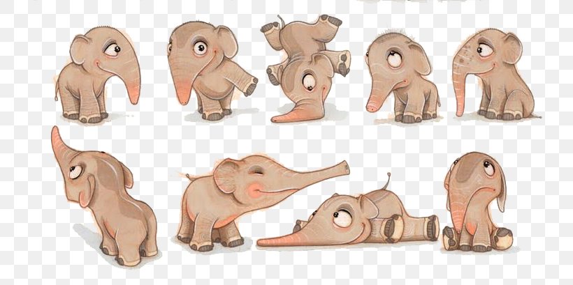 Elephant Graphic Design Illustration, PNG, 736x409px, Elephant, Animal, Animal Figure, Carnivoran, Character Download Free