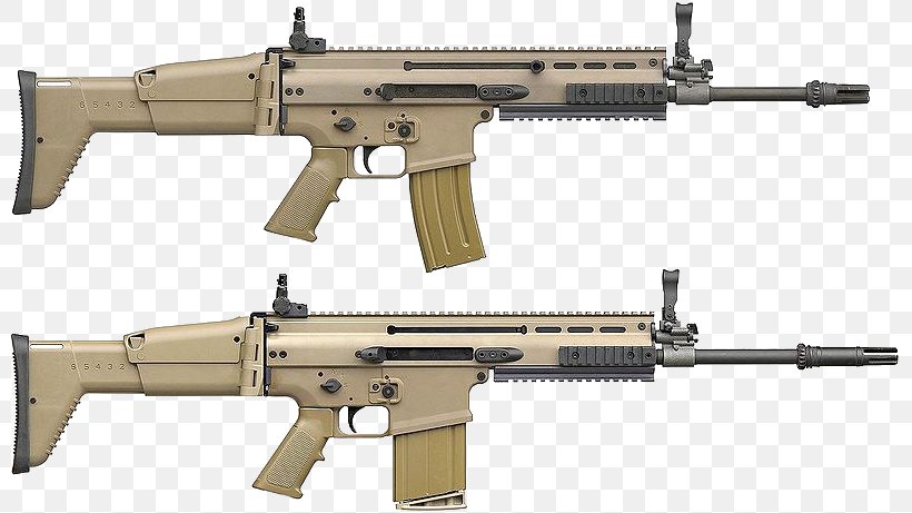 FN SCAR 5.56×45mm NATO FN Herstal Firearm 7.62×51mm NATO, PNG, 800x461px, Watercolor, Cartoon, Flower, Frame, Heart Download Free