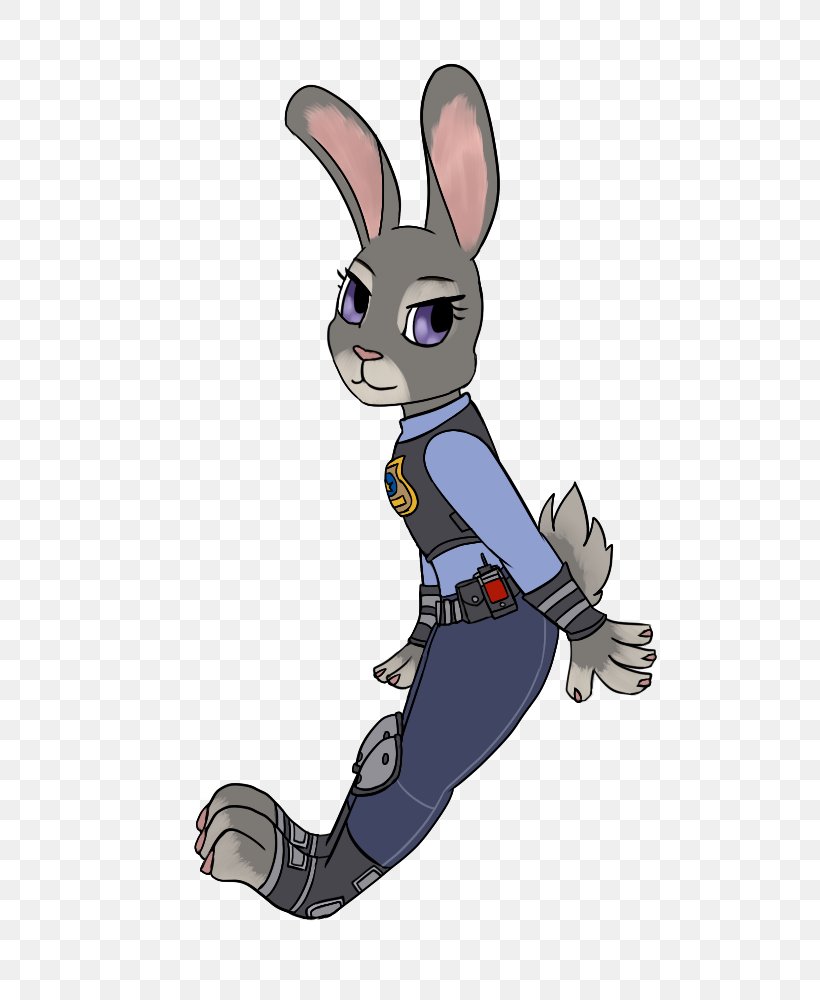 Rabbit Lt. Judy Hopps Nick Wilde Easter Bunny Art, PNG, 800x1000px, Watercolor, Cartoon, Flower, Frame, Heart Download Free
