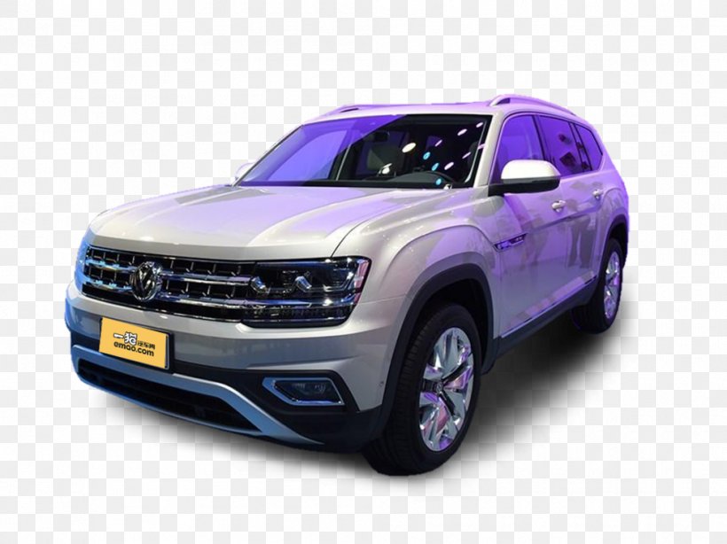 Compact Sport Utility Vehicle Car Volkswagen Atlas, PNG, 990x742px, Sport Utility Vehicle, Automotive Design, Automotive Exterior, Brand, Bumper Download Free