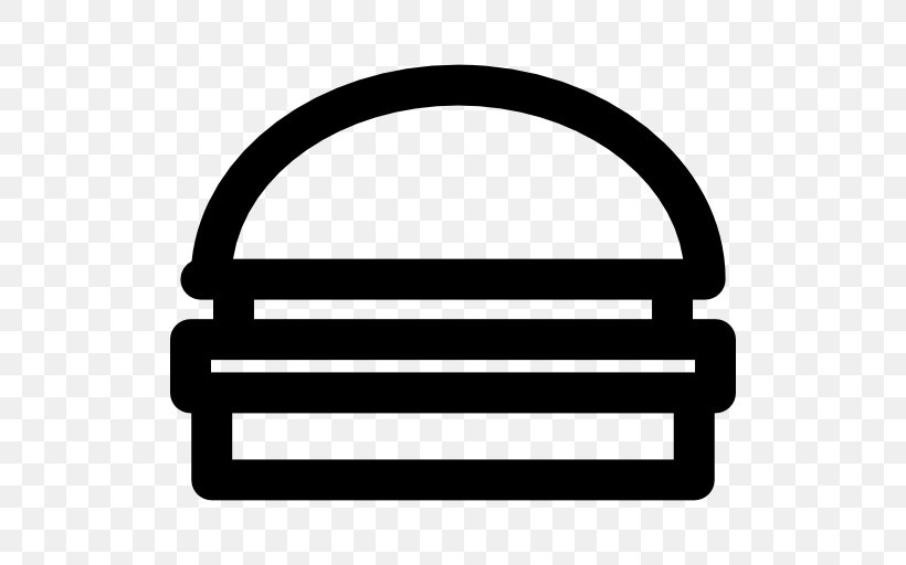 Hamburger Cheeseburger Junk Food Fast Food Big N' Tasty, PNG, 512x512px, Hamburger, Black And White, Cheeseburger, Fast Food, Food Download Free