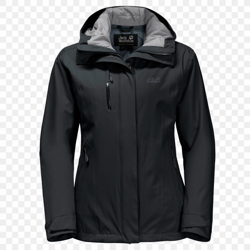 Jack Wolfskin Jacket Clothing Coat Shoe, PNG, 1000x1000px, Jack Wolfskin, Black, Clothing, Coat, Daunenjacke Download Free