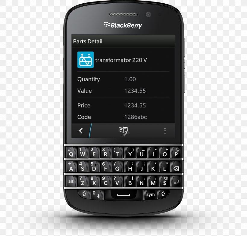 BlackBerry Q10 Unlocked Cellphone, 16GB, Black BlackBerry Q10, PNG, 1712x1638px, 16 Gb, Lte, Black, Blackberry, Blackberry Q10 Download Free