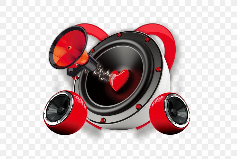 Loudspeaker Sound Computer File, PNG, 3050x2050px, Watercolor, Cartoon, Flower, Frame, Heart Download Free