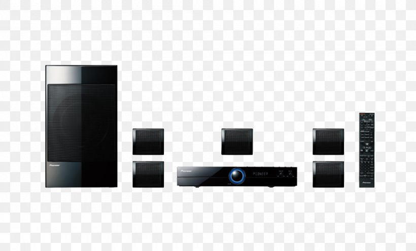 Blu-ray Disc Home Theater Systems 5.1 Surround Sound Pioneer BD 5.1 Satellite Home Theatre System, PNG, 1000x605px, 51 Surround Sound, Bluray Disc, Av Receiver, Cinema, Dvd Player Download Free