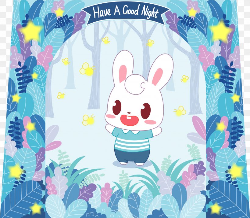 Easter Bunny Illustration Easter Egg Art, PNG, 3000x2612px, Easter Bunny, Art, Blue, Cartoon, Child Download Free