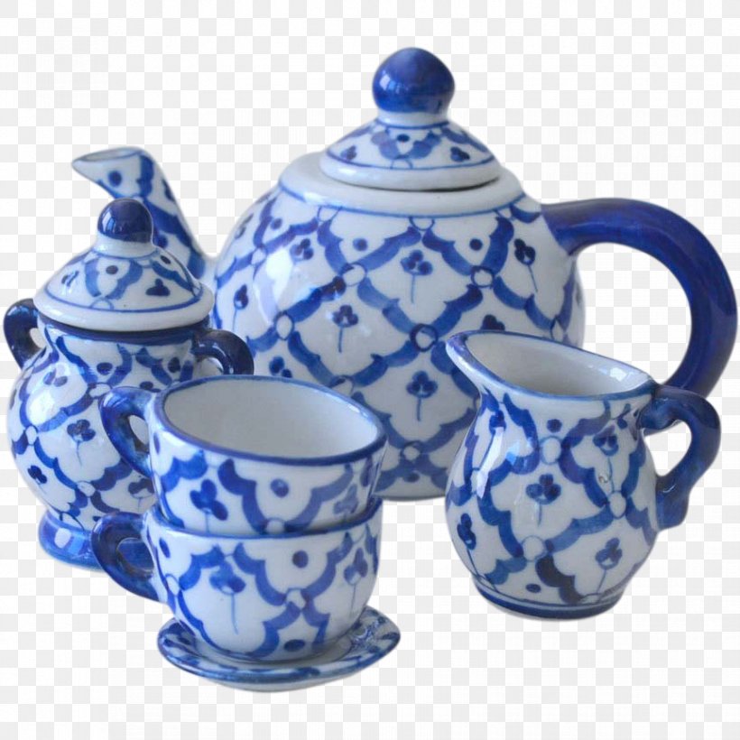 Tea Set Kettle Blue And White Pottery Saucer, PNG, 864x864px, Tea, Blue And White Porcelain, Blue And White Pottery, Ceramic, Coffee Cup Download Free
