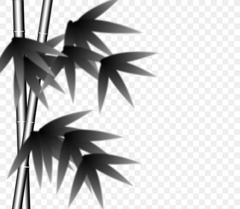 Bamboo Cartoon, PNG, 843x734px, Bamboo, Animation, Bamboe, Black And White, Cartoon Download Free